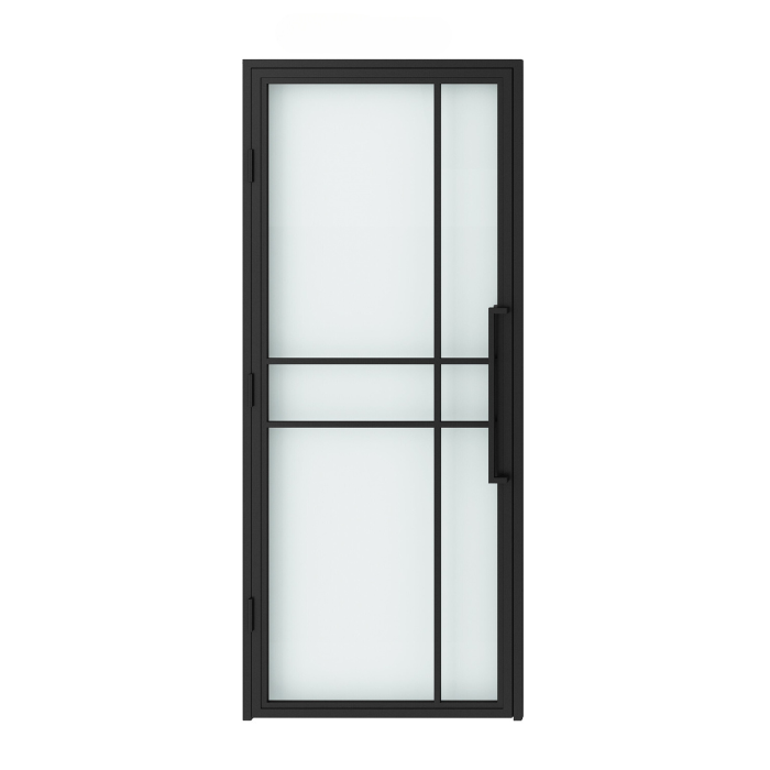 Steel pivot door Leonardo