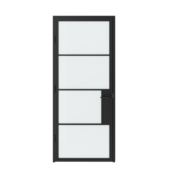 Steel pivot door Jennifer