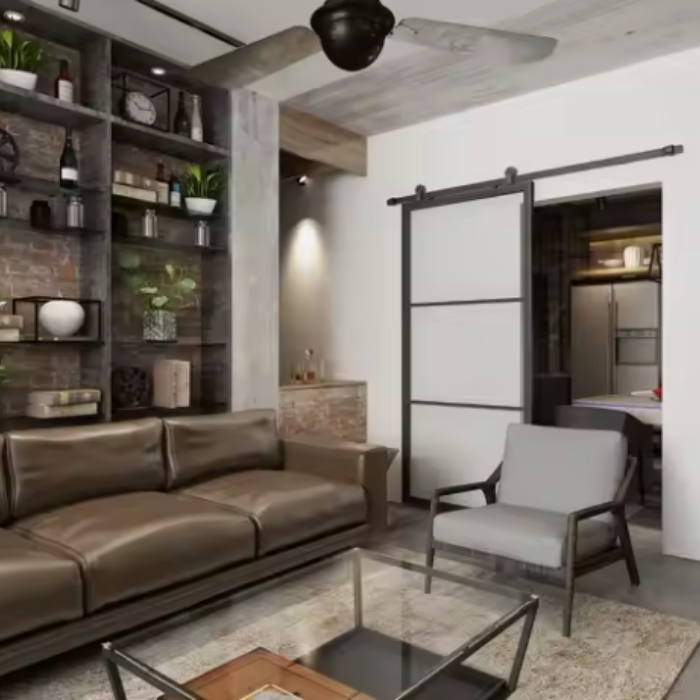 Steel sliding door Arnold