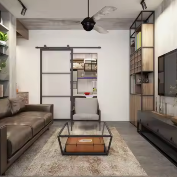 Steel sliding door Arnold