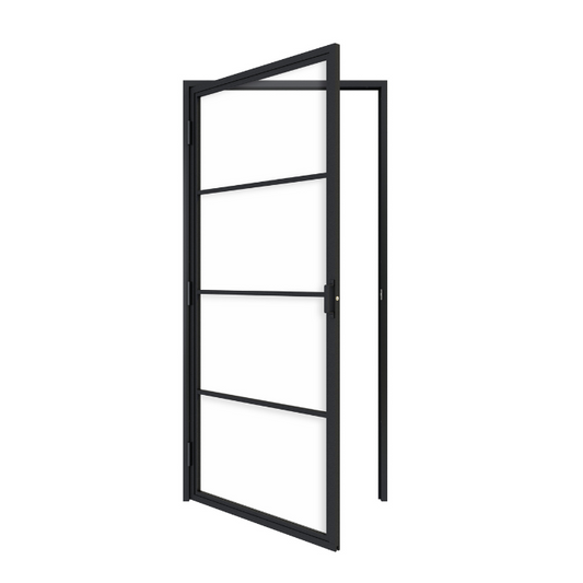 Steel hinged door Woody