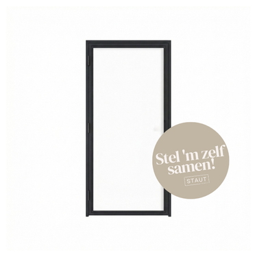 Enkele stalen scharnierdeur (MAATWERK)