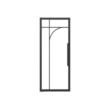 Steel pivot door Leonardo