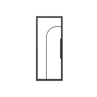 Steel pivot door Leonardo