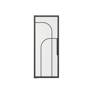 Steel pivot door Leonardo