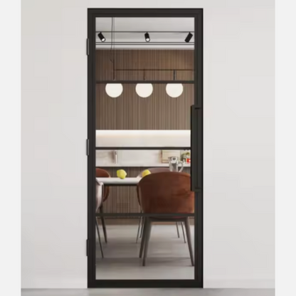 Steel hinged door Woody