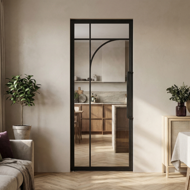 Steel pivot door Leonardo