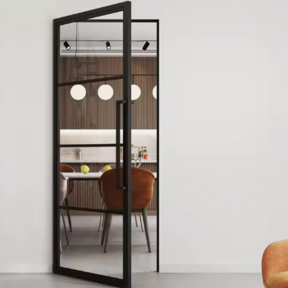 Steel hinged door Woody