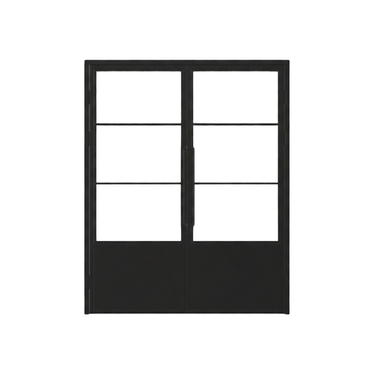 Dubbele stalen scharnierdeur Dex