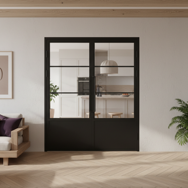 Dubbele stalen scharnierdeur Dex