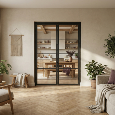 Dubbele stalen scharnierdeur Tess