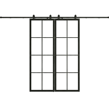 Dubbele stalen schuifdeur Ivy