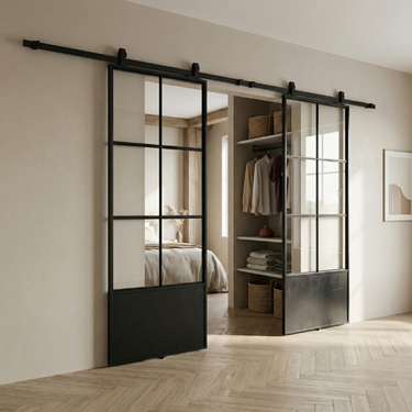 Dubbele stalen schuifdeur Mila