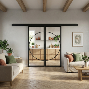 Robin double sliding doors