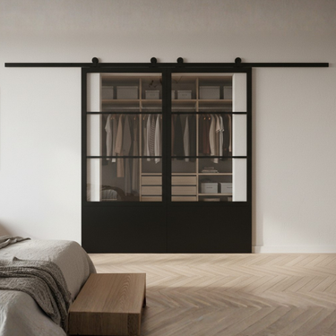 Dubbele stalen schuifdeur Dex