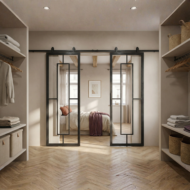 Dubbele stalen schuifdeur Nova