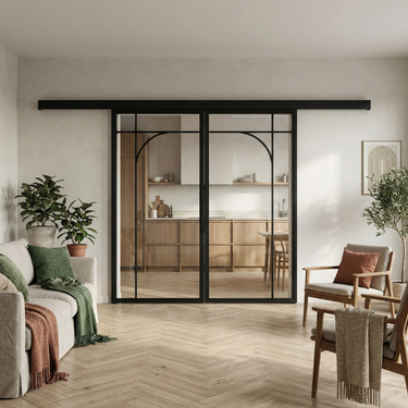 Robin double sliding doors