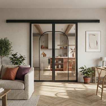 Robin double sliding doors
