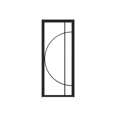 Steel hinged door Bruce
