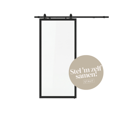 Enkele stalen schuifdeur (MAATWERK)