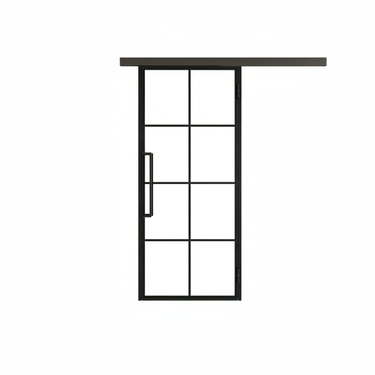 Stalen schuifdeur met koof Ivy