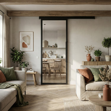 Stalen schuifdeur met koof Jack