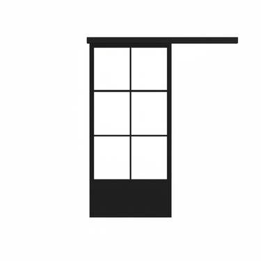 Stalen schuifdeur met koof Mila