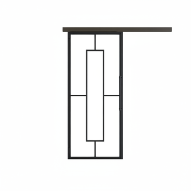 Stalen schuifdeur met koof Nova