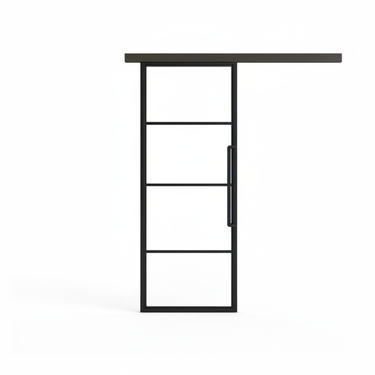 Stalen schuifdeur met koof Tess