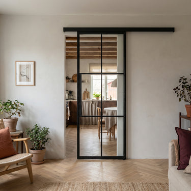 Stalen schuifdeur met koof Zayn