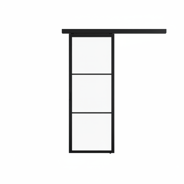 Stalen schuifdeur met koof Britt